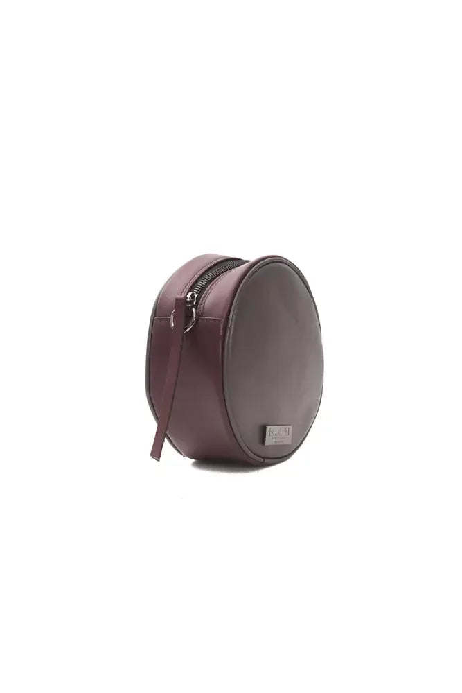 Pompei Donatella Burgundy Leather Crossbody Bag - Zeiniez
