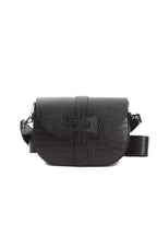 Pompei Donatella Black Leather Women Crossbody - Zeiniez