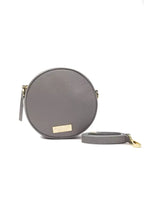 Pompei Donatella Gray Leather Women Crossbody Bag - Zeiniez