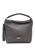 Pompei Donatella Gray Leather Women Shoulder Bag - Zeiniez