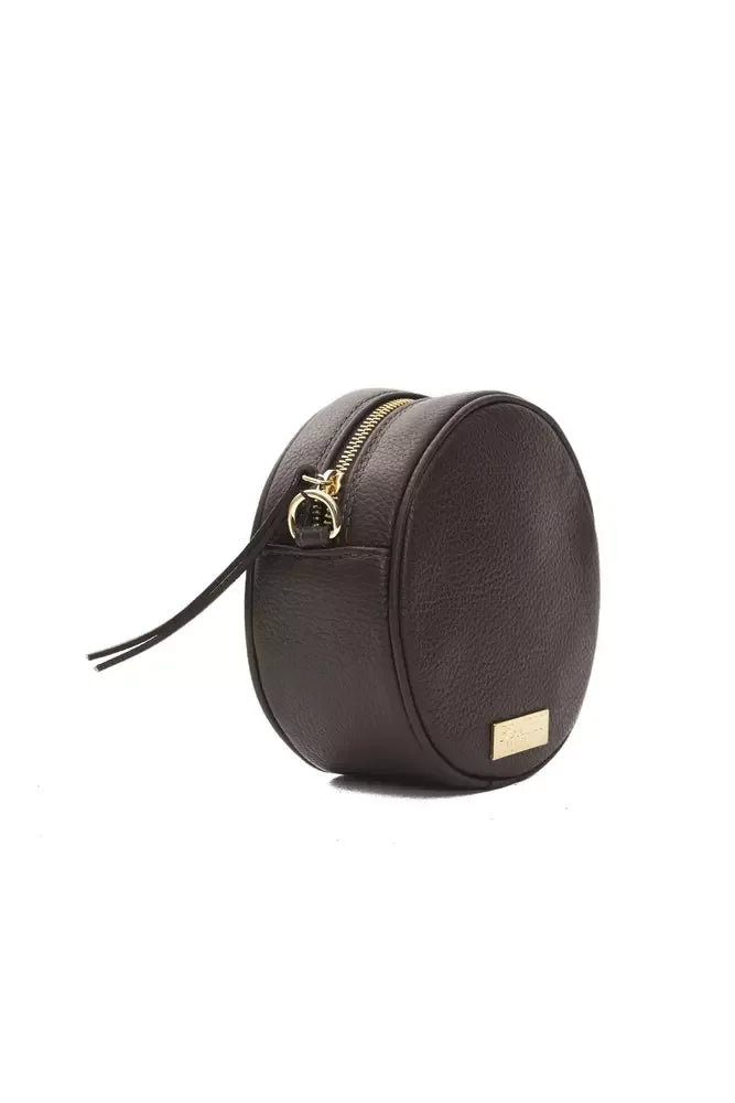 Pompei Donatella Brown Leather Women Crossbody Bag - Zeiniez