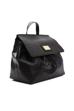 Pompei Donatella Black Leather Women Shoulder Bag - Zeiniez