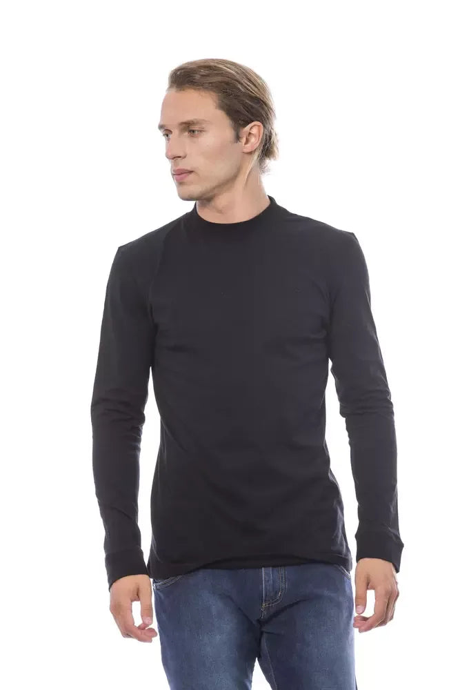 Verri Black Cotton Men's Sweater - Zeiniez