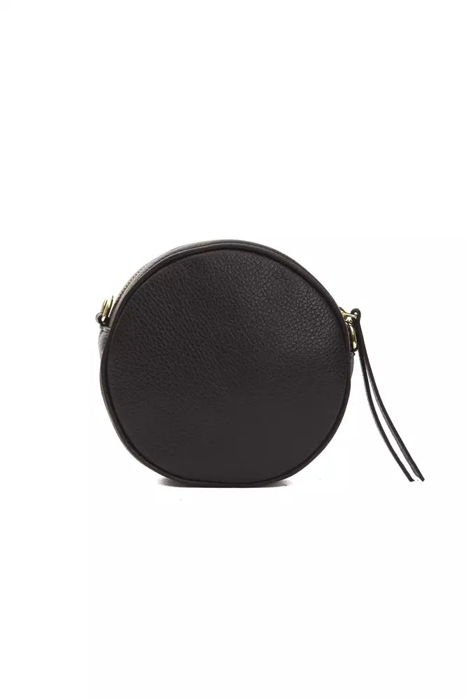 Pompei Donatella Black Leather Women Crossbody Bag - Zeiniez