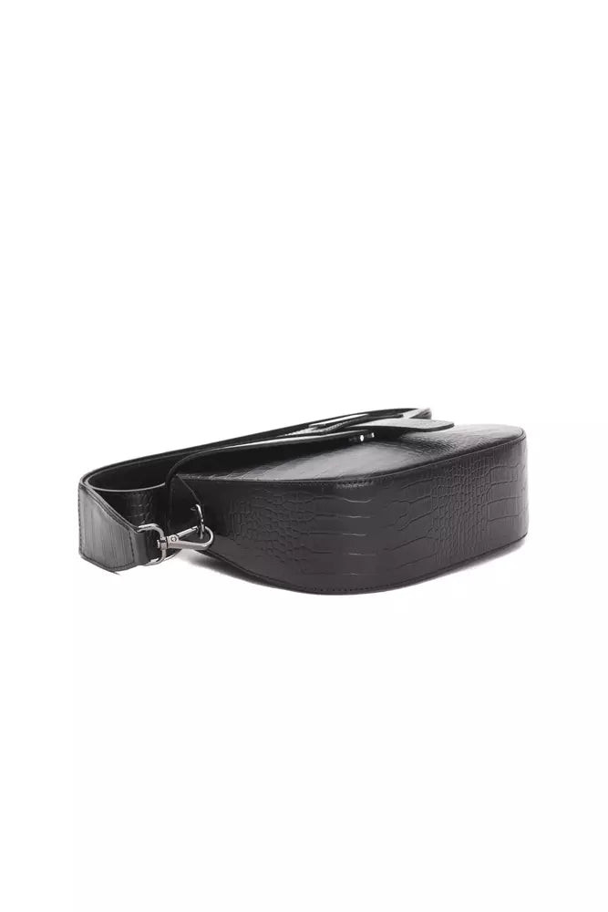 Pompei Donatella Black Leather Women Crossbody - Zeiniez