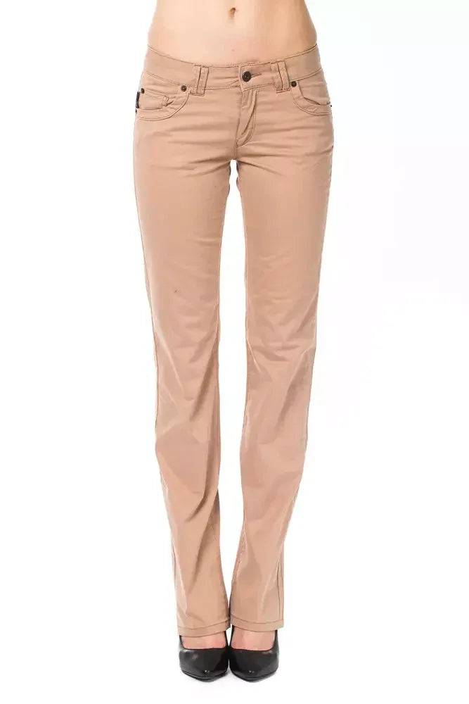 Ungaro Fever Beige Cotton Women's Jean - Zeiniez