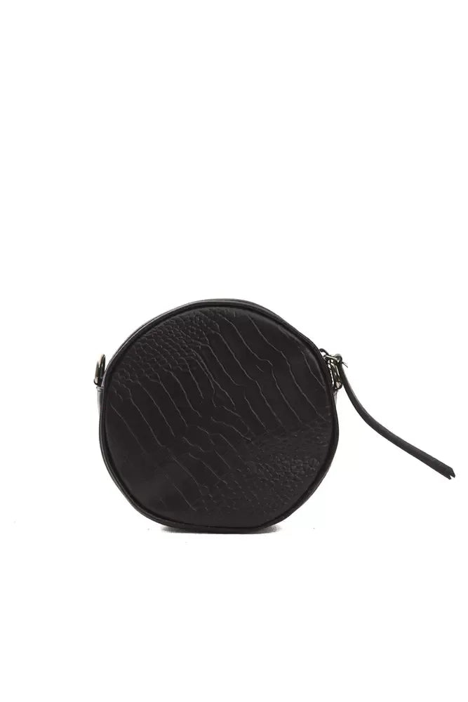 Pompei Donatella Black Leather Women Crossbody Bag - Zeiniez