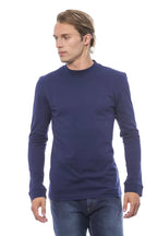 Verri Blue Cotton Men's Sweater - Zeiniez