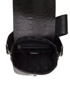 Pompei Donatella Black Leather Women Crossbody - Zeiniez