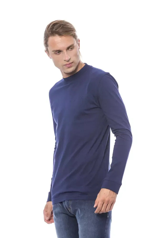Verri Blue Cotton Men's Sweater - Zeiniez
