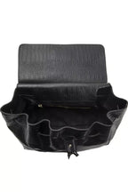 Pompei Donatella Black Leather Women Shoulder Bag - Zeiniez