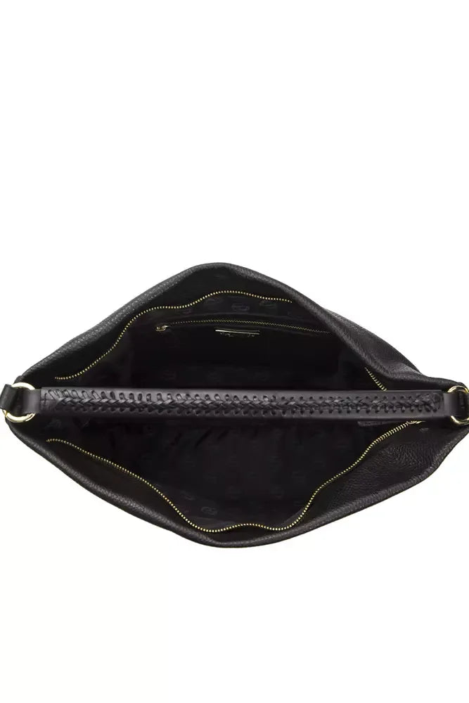 Pompei Donatella Black Leather Women Shoulder Bag - Zeiniez