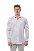 Bagutta White Cotton Men Shirt - Zeiniez