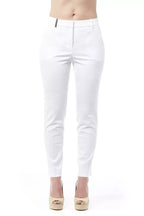 Peserico White Cotton Jeans & Pants - Zeiniez