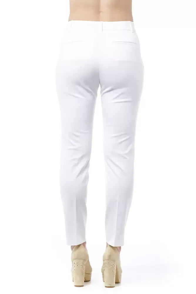 Peserico White Cotton Jeans & Pants - Zeiniez