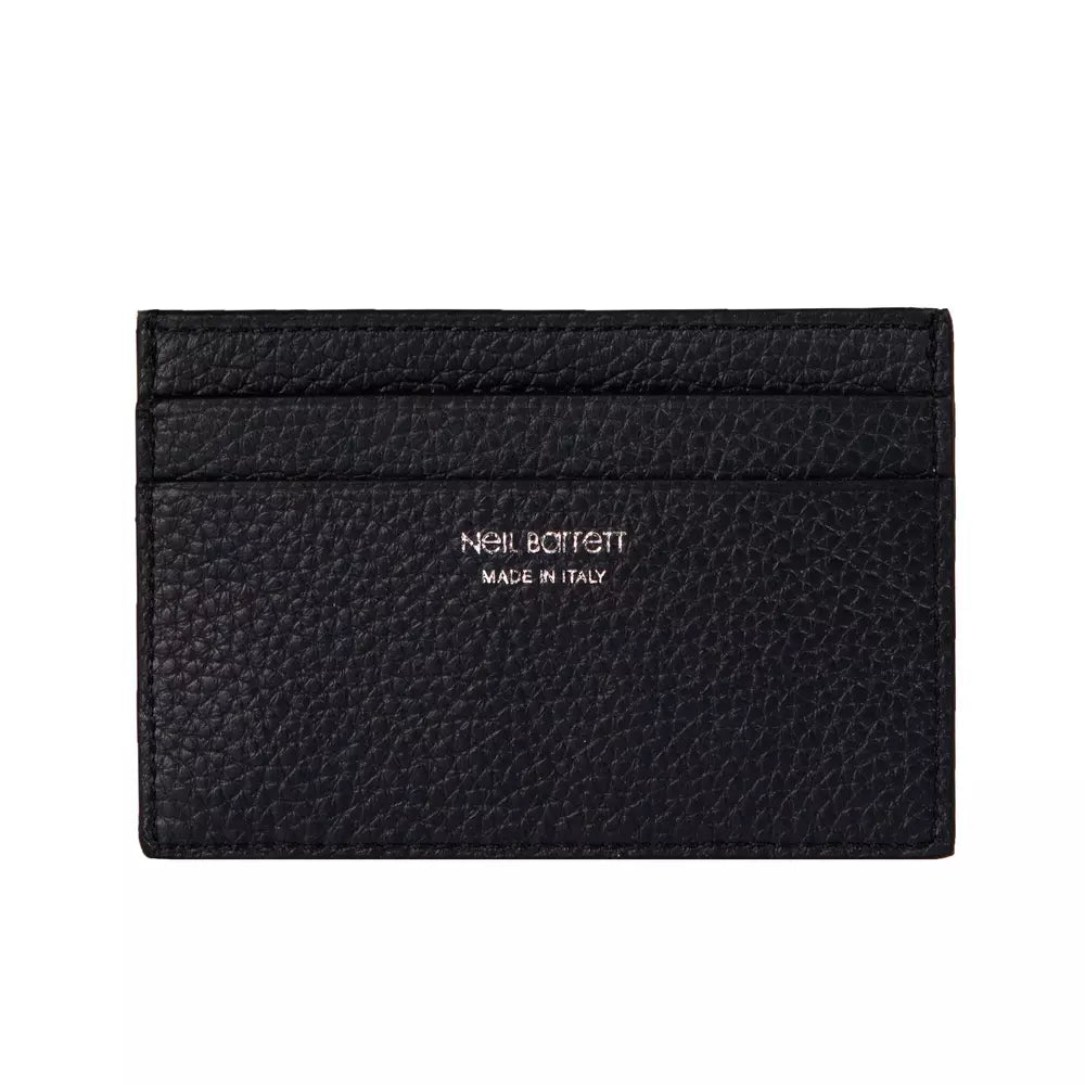 Neil Barrett Black Leather Men Wallet - Zeiniez