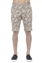 PT Torino Beige Cotton Men Bermuda Shorts - Zeiniez