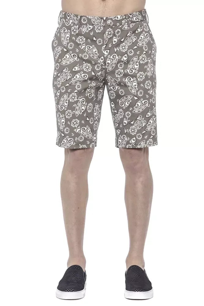 PT Torino Green Cotton Men Bermuda Short - Zeiniez