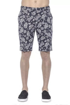 PT Torino Blue Cotton Men's Bermuda Shorts - Zeiniez