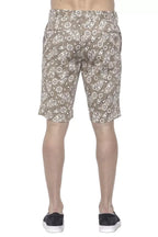 PT Torino Beige Cotton Men Bermuda Shorts - Zeiniez