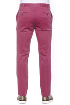 PT Torino Fuchsia Cotton Men Trouser - Zeiniez