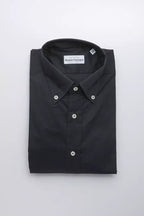 Robert Friedman Black Cotton Men Shirt - Zeiniez