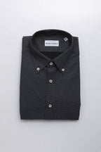 Robert Friedman Black Cotton Men Shirt - Zeiniez