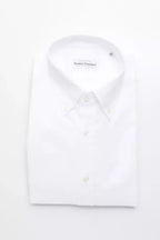 Robert Friedman White Cotton Men's Shirt - Zeiniez