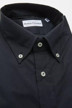 Robert Friedman Black Cotton Men Shirt - Zeiniez