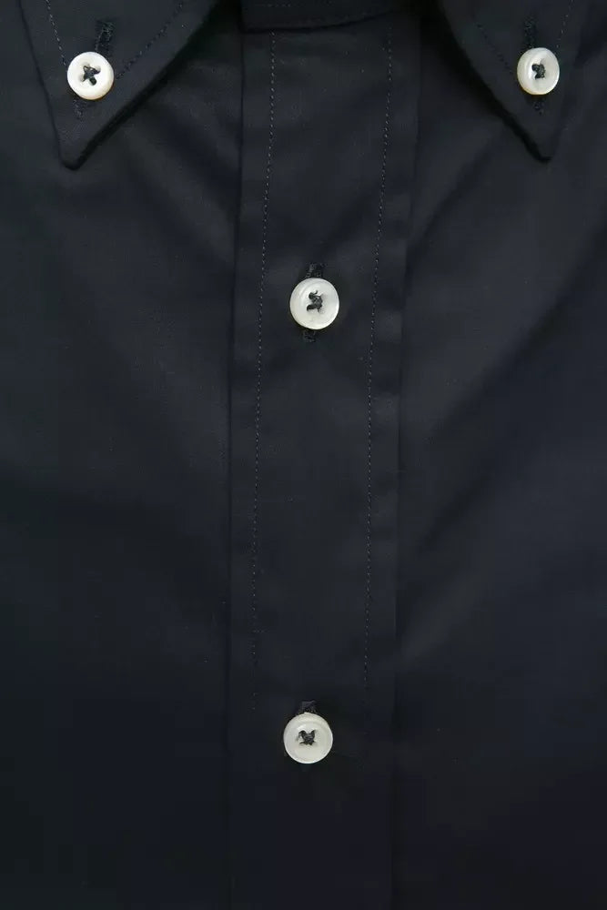 Robert Friedman Black Cotton Men Shirt - Zeiniez