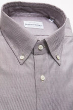Robert Friedman Beige Cotton Men Shirt - Zeiniez