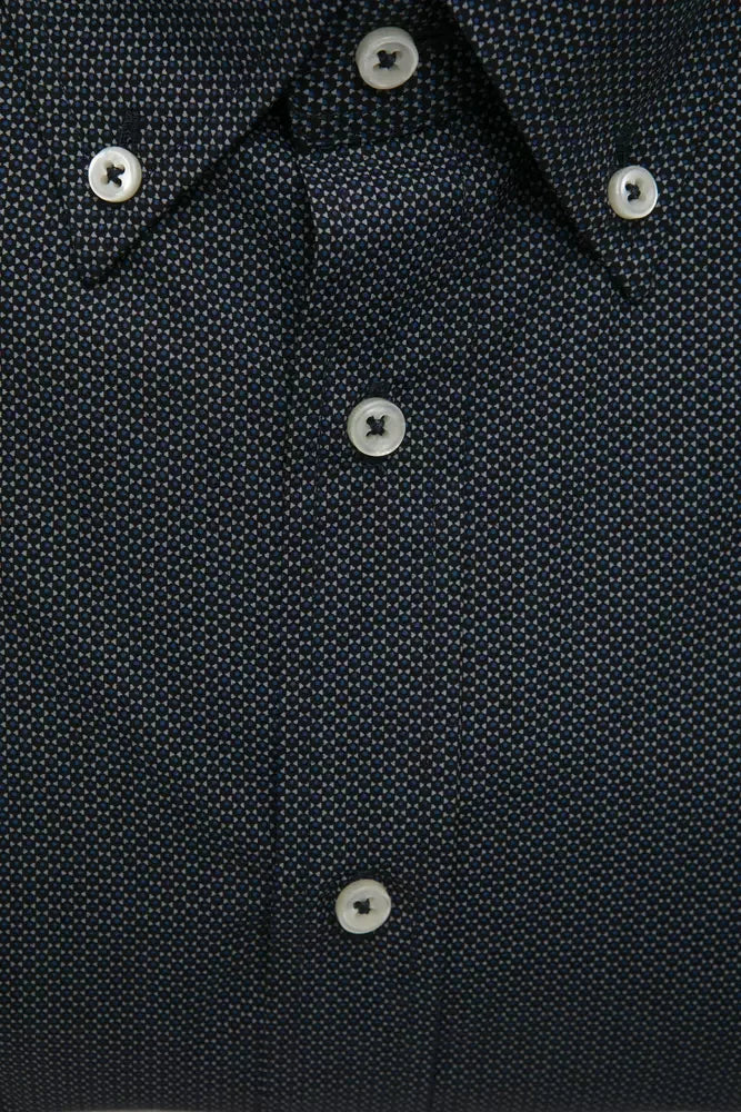 Robert Friedman Black Cotton Men Shirt - Zeiniez