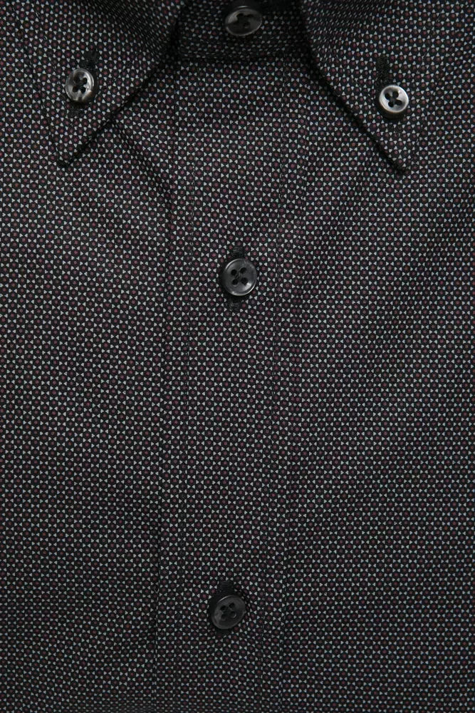 Robert Friedman Black Cotton Men's Shirt - Zeiniez