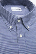 Robert Friedman Blue Cotton Men's Shirt - Zeiniez