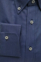 Robert Friedman Blue Cotton Men's Shirt - Zeiniez