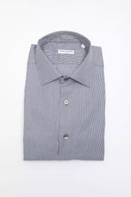 Robert Friedman Blue Cotton Men Shirt - Zeiniez