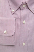 Robert Friedman Red Cotton Men's Shirt - Zeiniez