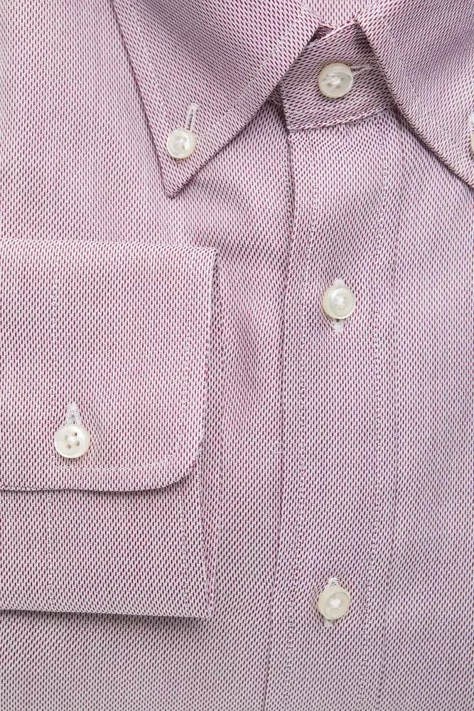 Robert Friedman Red Cotton Men's Shirt - Zeiniez