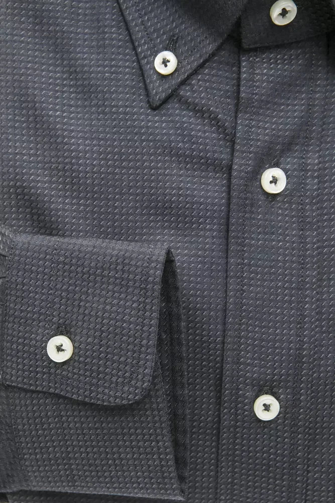 Robert Friedman Green Cotton Men Shirt - Zeiniez