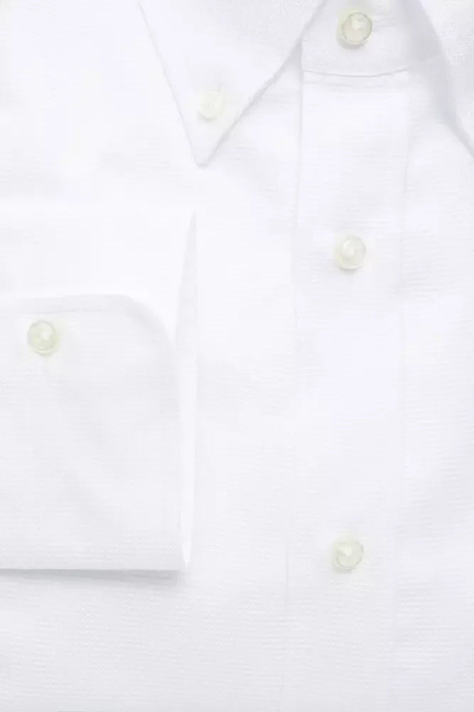 Robert Friedman White Cotton Men's Shirt - Zeiniez