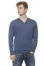 Billionaire Italian Couture Blue Cashmere Sweater - Zeiniez