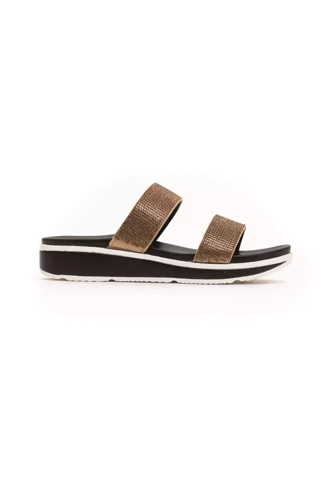 Péché Originel Beige Textile Women Sandal - Zeiniez