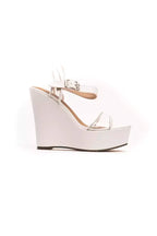 Péché Originel White Polyethylene Women's Wedge Sandal - Zeiniez
