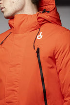 Tond Red Polyester Men's Jacket - Zeiniez