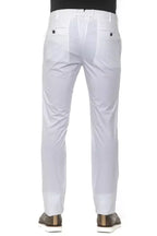 PT Torino White Cotton Men Slim Trouser - Zeiniez