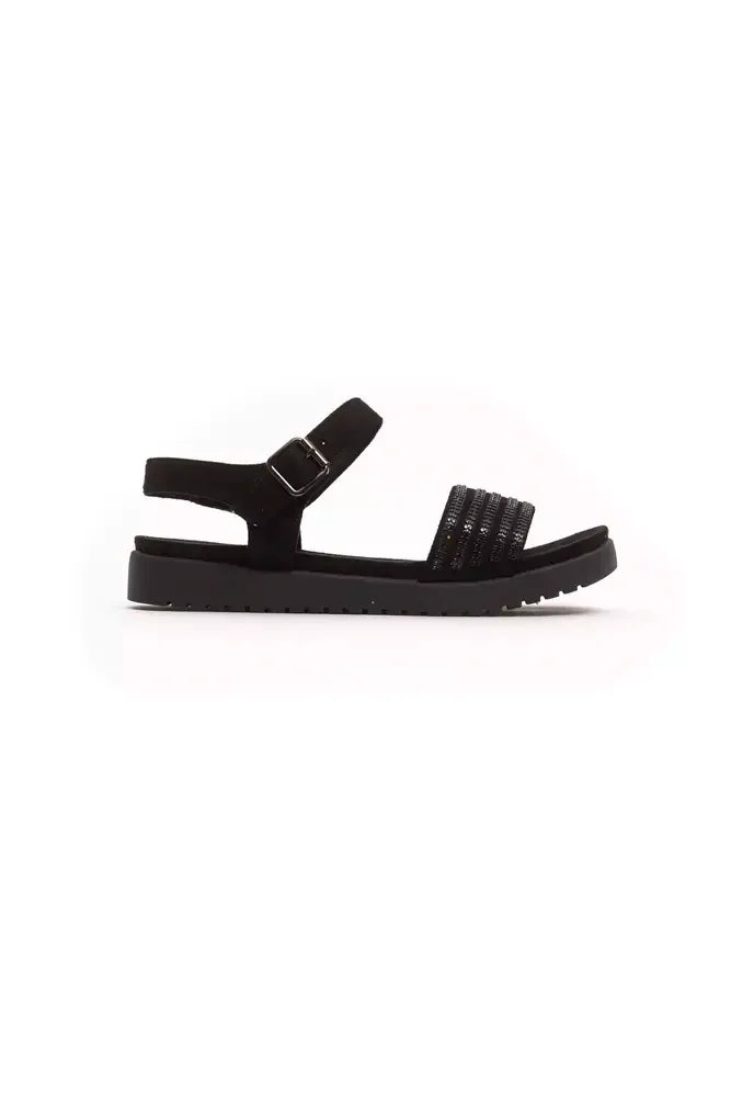 Péché Originel Black Textile Women Sandal - Zeiniez