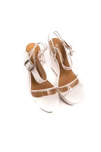 Péché Originel White Polyethylene Women's Wedge Sandal - Zeiniez