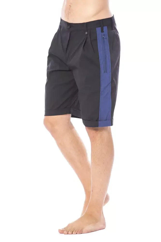 Verri Black Cotton Men's Casual Short - Zeiniez