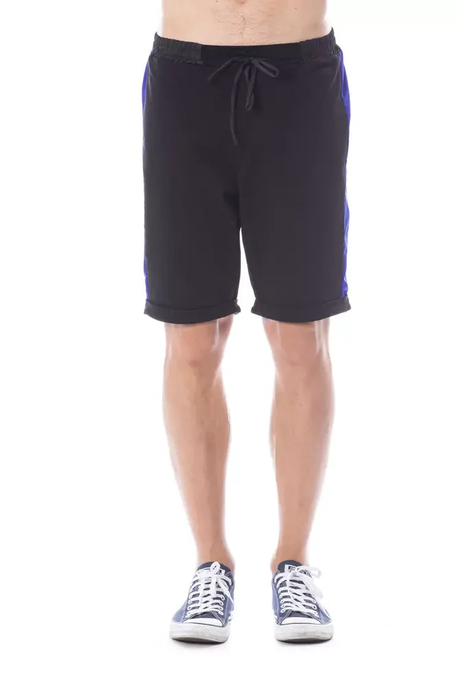 Verri Black Cotton Men's Short - Zeiniez