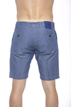 Armata Di Mare Blue Cotton Shorts - Zeiniez